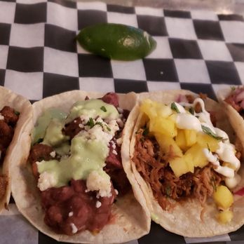 Don Taco - From the left: Land & Sea, carnitas, Al pastor and Dilly Dilly - Mexican Near Me - Alexandria, Virginia Don Taco - From the left: Land & Sea, carnitas, Al pastor and Dilly Dilly - Mexican Near Me - Alexandria, Virginia