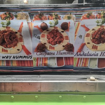 Falafel and Things - Menu Dec 2021 - Food Trucks Near Me - Redwood City, California