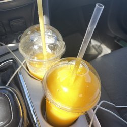 Mango-parcha smoothie