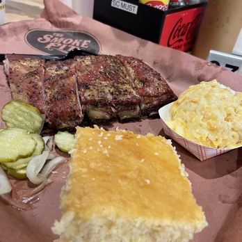 The Smoke Pit - 4 Bone Ribs Plate - Barbeque Near Me - Concord, North Carolina The Smoke Pit - 4 Bone Ribs Plate - Barbeque Near Me - Concord, North Carolina