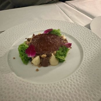 Norman's - Dark chocolate creme brûlée - OFF MENU - Seafood Near Me - Orlando, Florida