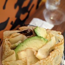 Eight Turn Crepe, Pearland TX - 7. Tokyo Pork Belly Crepe - Blossoming
