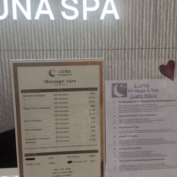 Luna Massage & Spa - Pricing - Massage Near Me - La Habra, California Luna Massage & Spa - Pricing - Massage Near Me - La Habra, California