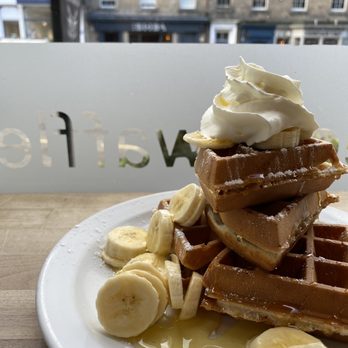 Papii - Banana waffles - Scottish Near Me - Edinburgh, EDH Papii - Banana waffles - Scottish Near Me - Edinburgh, EDH