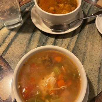 Carrabba's Italian Grill - Mama Mandola's Chicken Soup - Bowl Soup of the Day Tray - Italian Near Me - Winston Salem, North Carolina