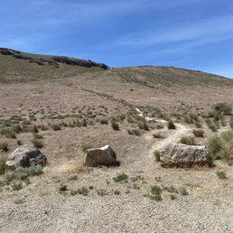 One of the trails that goes uphill. One of the trails that goes uphill.
