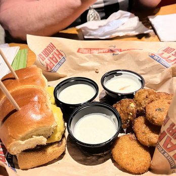 Chili's - a tray of food with a sandwich and dipping sauces - Tex-Mex Near Me - Virginia Beach, Virginia