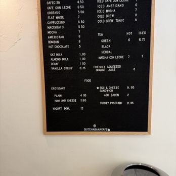 Suite Habana Cafe - Menu - Coffee & Tea Near Me - Miami Beach, Florida Suite Habana Cafe - Menu - Coffee & Tea Near Me - Miami Beach, Florida