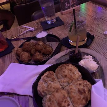 Batch New Southern Kitchen - House-Made Bacon Tots and Buttermilk Drop Biscuitsbiscuits - New American Near Me - Delray Beach, Florida Batch New Southern Kitchen - House-Made Bacon Tots and Buttermilk Drop Biscuitsbiscuits - New American Near Me - Delray Beach, Florida