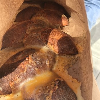 Faria Bakery - Large unique piece of cheese bread. And tasty. - Bakeries Near Me - Sacramento, California