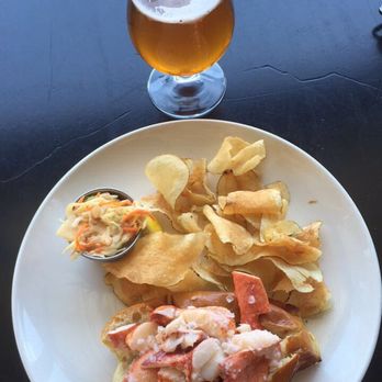 Row 34 - Seaport - Warm lobster roll - New American Near Me - Boston, Massachusetts