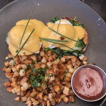 Blu Jam Cafe - Florentine Benedict - Breakfast & Brunch Near Me - Sherman Oaks, California