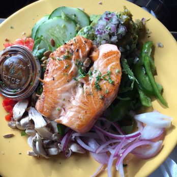 Cabo Fish Taco - Guacamole Salmon Salad - Latin American Near Me - Charlotte, North Carolina