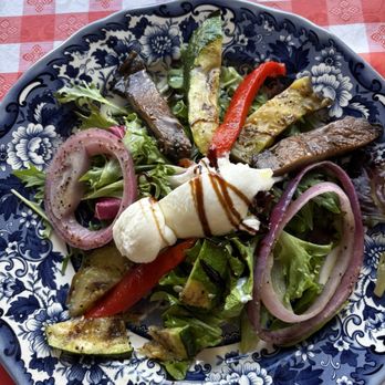 Bella Atalia - Marinated vegetables with burrata. - Italian Near Me - Naples, Florida