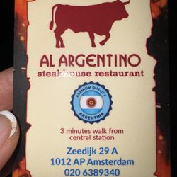 Al Argentino - Business card