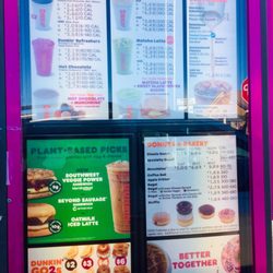 Dunkin' - Drive thru Menu 2/2
