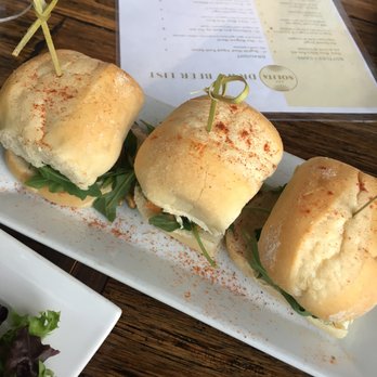 Bar Solita - Lamb Sliders w/ feta, tomato aioli and arugula - Wine Bars Near Me - Richmond, Virginia