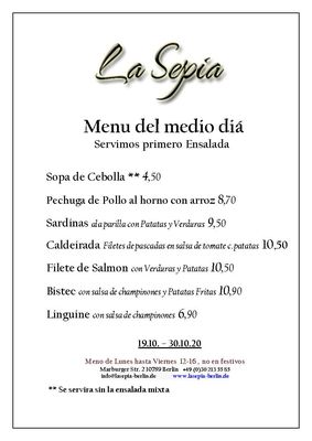 Menu photo 4 La Sepia Berlin, BE