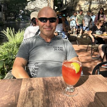 The County Line - Strawberry Margarita - Barbeque Near Me - San Antonio, Texas
