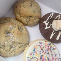 Chocolate Chip Frosted Sugar Sea Salt Caramel S'mores