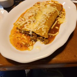Burrito and enchilada. Burrito and enchilada.