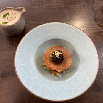 Kochi - Chilled summer squash soup....incredible! Really set the bar high for the following courses. - Korean Near Me - New York, New York Kochi - Chilled summer squash soup....incredible! Really set the bar high for the following courses. - Korean Near Me - New York, New York
