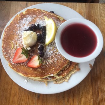 Jongewaard's Bake n Broil - Lemon Blueberry Pancakes - American Near Me - Long Beach, California Jongewaard's Bake n Broil - Lemon Blueberry Pancakes - American Near Me - Long Beach, California
