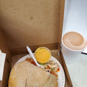 Pizza Bob’s - a sandwich and a cup of coffee - Pizza Near Me - Ann Arbor, Michigan