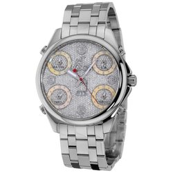 Loucri Jewelers - JACOB FIVE TIME SS GT AUTO DIA DIAL/BZL 47MM