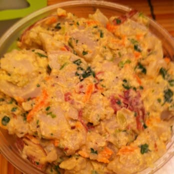 Plaza Produce - Potato salad - has carrots, celery with red skin potatoes. - Delis Near Me - Glendora, California