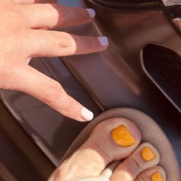 my teen's fingernails and my toes! my teen's fingernails and my toes!