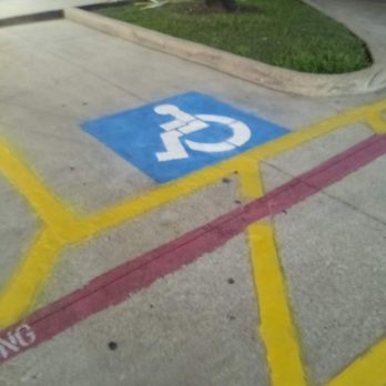 7-Eleven - Freshly redone parking stall lines and handicap - Convenience Stores Near Me - Cedar Park, Texas 7-Eleven - Freshly redone parking stall lines and handicap - Convenience Stores Near Me - Cedar Park, Texas