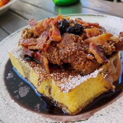 The Third - French toast with fried chicken $13 The sauce was too watery and made the bottom of the French toast soggy :(