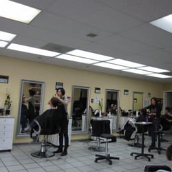 Inside the salon