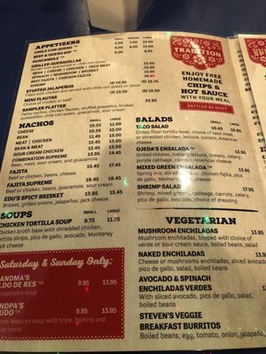 Menu photo 4 Ojeda's at Park And Coit Plano, TX
