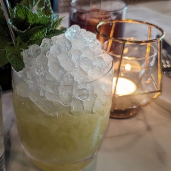 Dana's - The Cucumber Absinthe Frappé -- perfect for sipping and savoring! - Cocktail Bars Near Me - Fort Wayne, Indiana