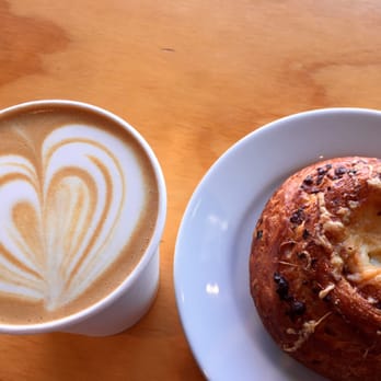 Dinosaur Coffee - Latte and croissant. - Coffee & Tea Near Me - Los Angeles, California Dinosaur Coffee - Latte and croissant. - Coffee & Tea Near Me - Los Angeles, California