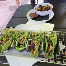 Labyrinth's lettuce wraps vegan