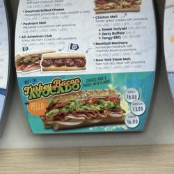 Port of Subs - Special pricing for Turkey Bacon Avocado sandwich