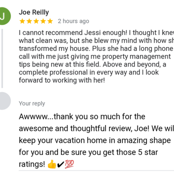 QUEEN OF CLEAN - Another amazing review left on Google for us today! - Home Cleaning Near Me QUEEN OF CLEAN - Another amazing review left on Google for us today! - Home Cleaning Near Me