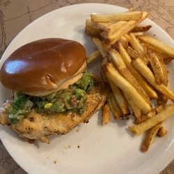 Ted's Montana Grill - Green & Hot Chicken Sandwich