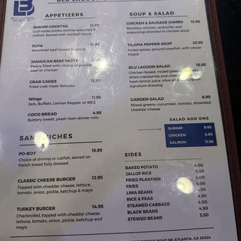 Blue Lagoon Bar & Bistro - Menu - Caribbean Near Me - Atlanta, Georgia Blue Lagoon Bar & Bistro - Menu - Caribbean Near Me - Atlanta, Georgia
