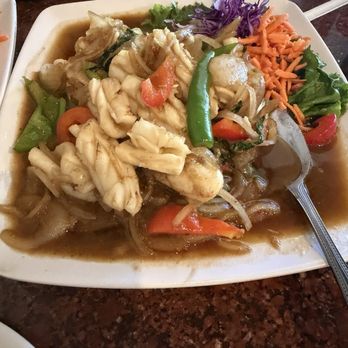 Thippawan Thai Restaurant - Calamari w Basil - must have! - Thai Near Me - Rancho Cucamonga, California Thippawan Thai Restaurant - Calamari w Basil - must have! - Thai Near Me - Rancho Cucamonga, California