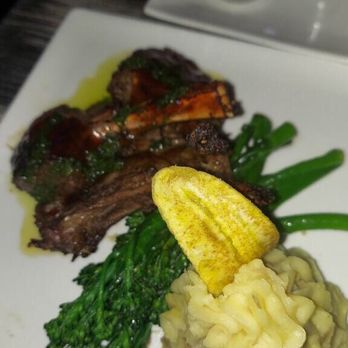 Prime39 - Lamb chops with mash and broccoli - New American Near Me - Lynbrook, New York Prime39 - Lamb chops with mash and broccoli - New American Near Me - Lynbrook, New York