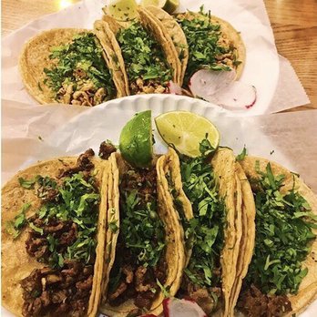 Mexico Restaurant - 4 steak tacos and 3 chicken tacos. Only $1 each - Mexican Near Me - Passaic, New Jersey
