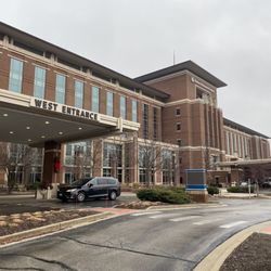 Elmhurst Memorial Hospital - West entrance (Main entrance to the East)