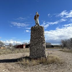 Indian Statue - Indian Statue in Monument, NM (1/26/2024)