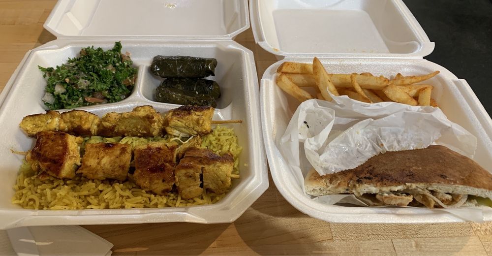 Food from Yaba Mediterranean Grill