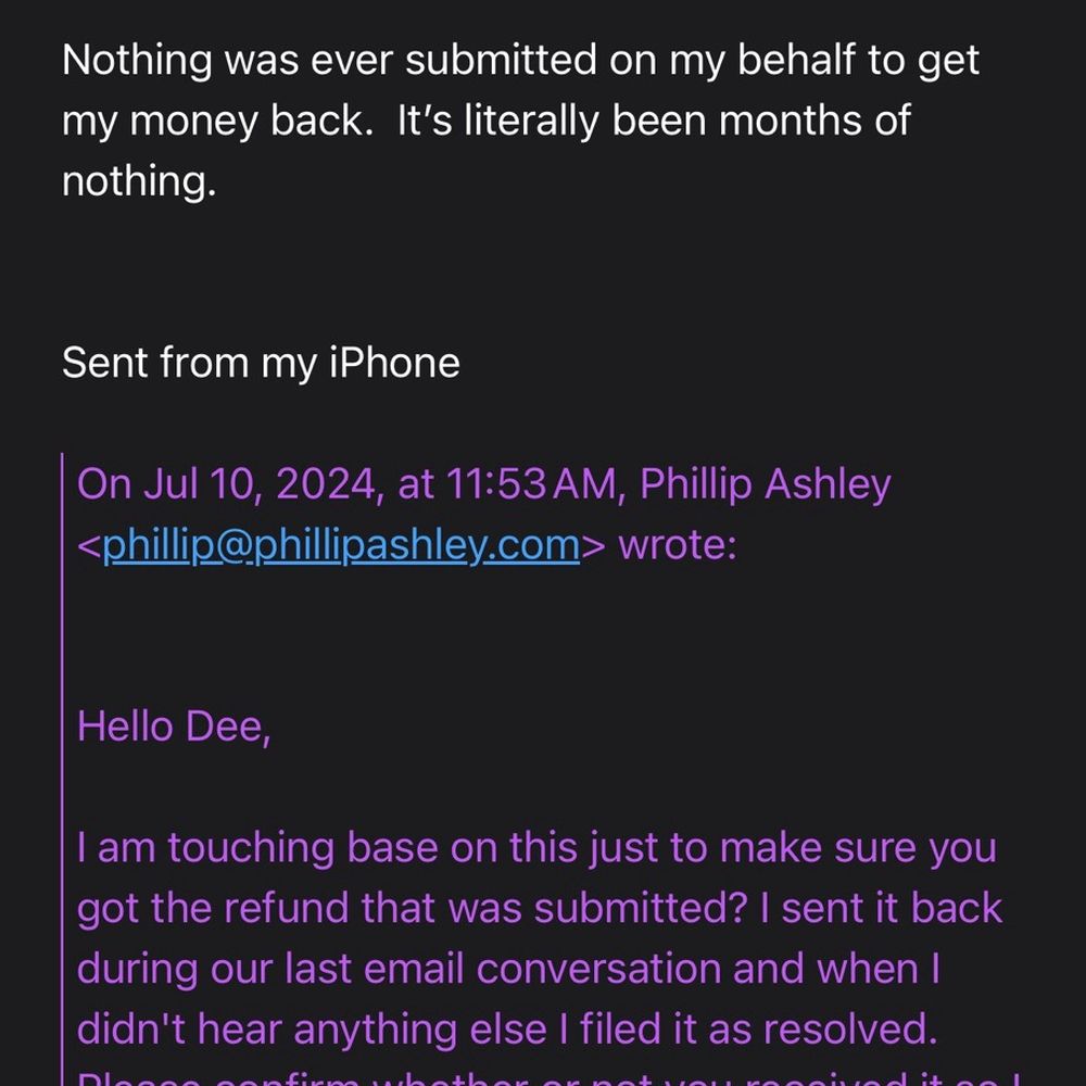 Email response from Phillip Ashley Email response from Phillip Ashley