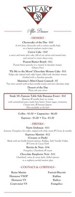 Menu photo 5 Steak 38 - Tabernacle Tabernacle, NJ